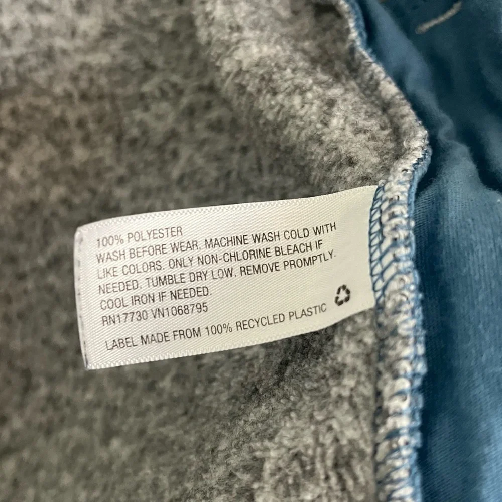 Blue, Grey, and Green Kids Cat & Jack Front Full Zip Vest Size S (6-7)
